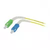 Synergy 21 LWL-1-Faser-Patchk. 0.5mtr.SC-SC APC 9/125u OS2 G657A2 AD 2mm flexible - Single- bzw. Monomode-Faser - 0,5 m