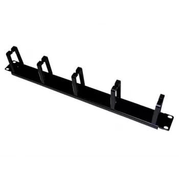 Alantec PK009 Kabel-Organizer Wand-Kabelhalter Schwarz 1 Stk.