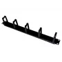 Alantec PK009 Kabel-Organizer Wand-Kabelhalter Schwarz 1 Stk.