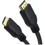 HDMI-Kabel helos 288395 – HDMI-Stecker auf HDMI-Stecker, 4K, 7,5 m, schwarz