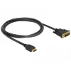 DeLOCK 85652 Video-Kabel-Adapter 1 m HDMI Typ A (Standard) DVI Schwarz (85652)