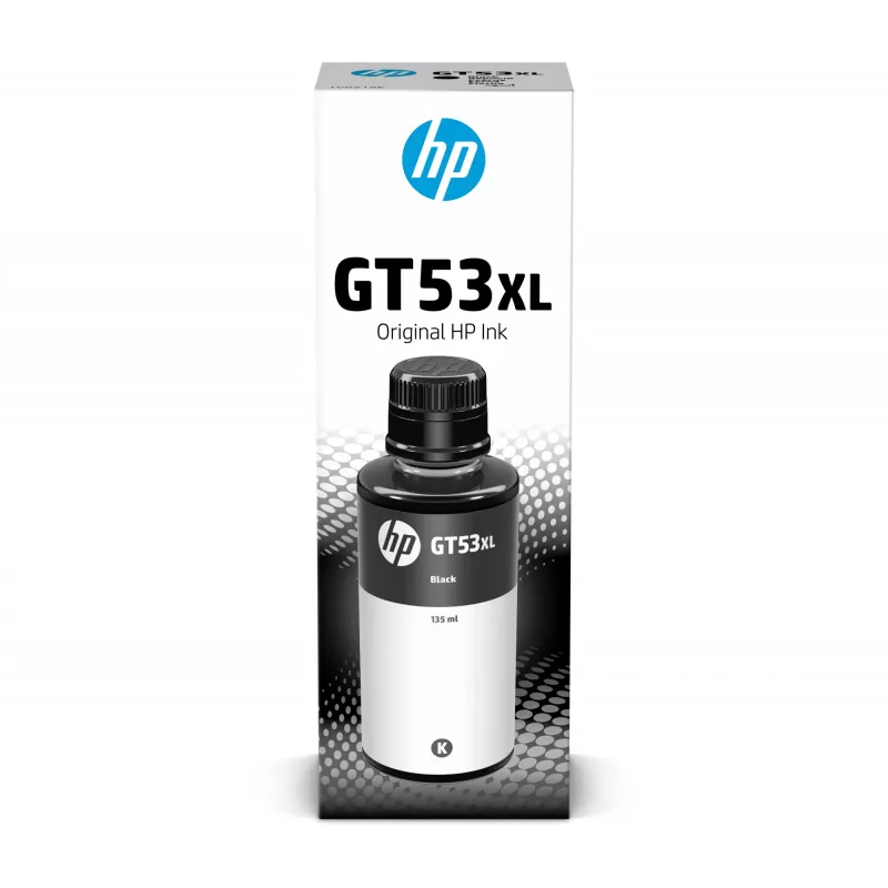 HP GT53XL 135-ml Schwarz Original Tintenflasche, Schwarz, Malaysia, 15 - 35 °C, 15 - 35 °C, 20 - 80%, 1 Stk.