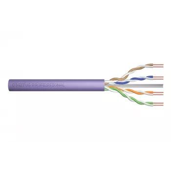 DIGITUS - Bulk-Kabel - 100,0 m - UTP - CAT 6 - Violett (DK-1613-VH.1)