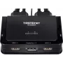 Trendnet TK-220DPI Tastatur/Video/Maus (KVM)-Switch Schwarz (TK-220DPi)