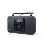 Tragbares Radio Muse M-091 R — FM/AM, LCD-Anzeige, Netz- oder AA/D-Batteriebetrieb, Drehregler-Lautstärke, 1,1 kg, schwarz