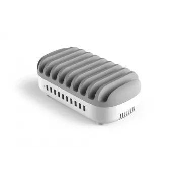 Compulocks 10-Port USB-Ladestation mit UK-Stecker - Ladestation - 120 Watt - 2,4 A - 10 Ausgangsports (USB) - Vereinigtes Königreich