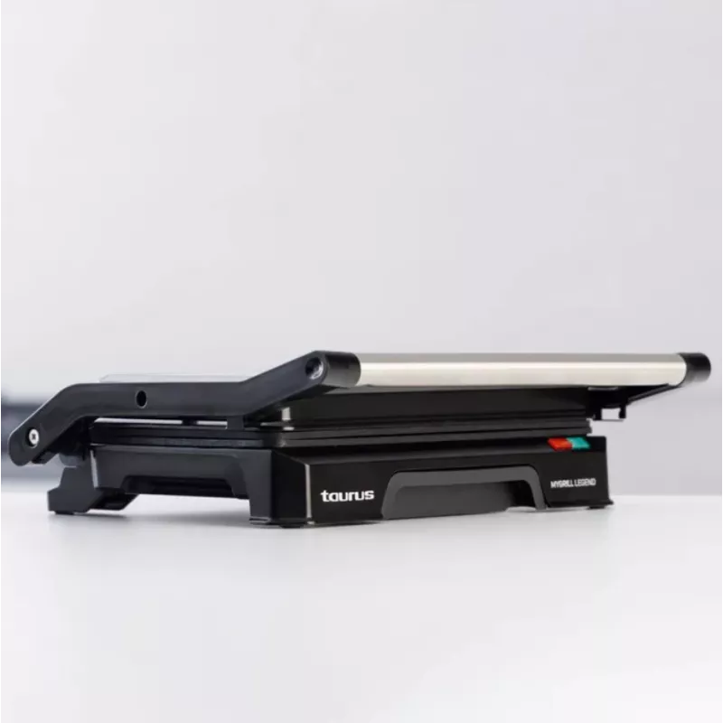 Kontaktgrill Taurus MYGRILL LEGEND 1000W, Edelstahl/ schwarz, Kochfläche 230×145 mm
