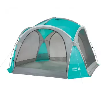 Event Dome Shelter L, 3,65 x 3,65m, Pavillon Hellblau/Grau