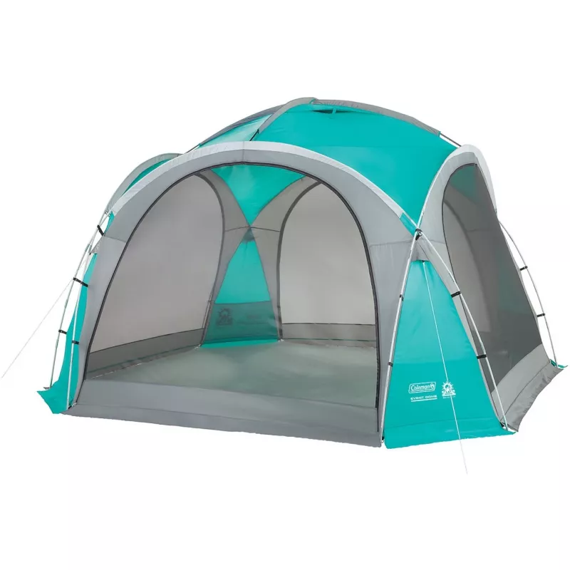 Event Dome Shelter L, 3,65 x 3,65m, Pavillon Hellblau/Grau