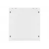 Lanberg Wandmontage-Installationsschrank 19'' 12U 600x600mm grau (Glastür)
