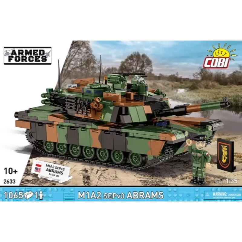 Konstruktionsset Cobi M1A2 SEPV3 Abrams Modell mit 1.065 Bausteinen