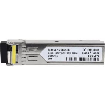 BlueOptics SFP-GE40KT15R13 Glasfaser-Netzwerk-Transceiver-Modul 1250 Mbit/s 1550 nm (SFP-GE40KT15R13-BO)