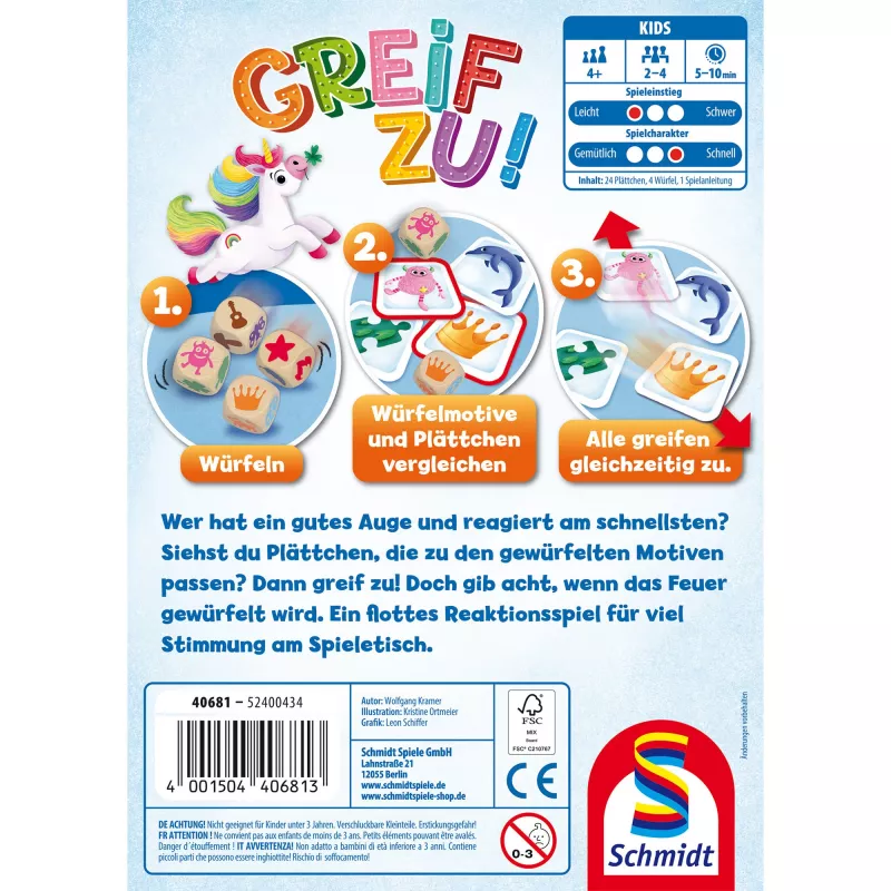 Greif zu, Brettspiel