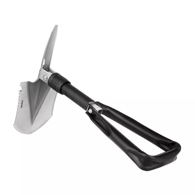 Klappschaufel Nextool NE20033 – kompakte multifunktionale Minischaufel, gefaltet 20,6 cm, ausgeklappt 50,3 cm, Gewicht 797 g, Breite 128 mm
