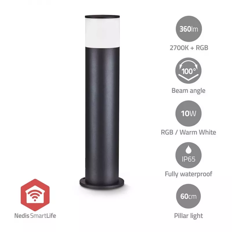 Nedis ZBLOP10RGBW Außenbeleuchtung LED-Stand-/Bodenleuchte 14 W F
