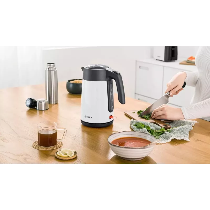 Bosch TWK7L461 Wasserkocher 1,7 L 2400 W Weiß