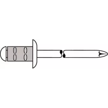 Blindniet GESIPA Polygrip 4,8×25 Al/St, Klemmbereich 11,0–19,5 mm — 250er-Pack
