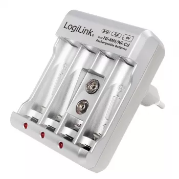 Batterieladegerät für Ni-MH / Ni-Cd AA / AAA / 9V