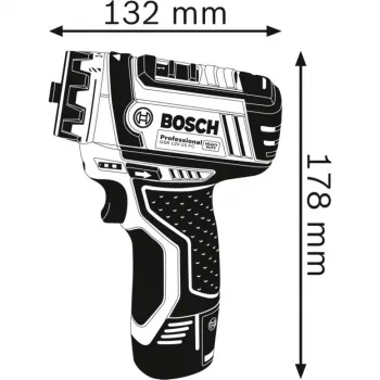 Bosch GSR 12V-15 FC Professional Keyless 600 g Schwarz, Blau