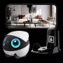 Robot Wi‑Fi Enabot EBO Air2 Plus — 5000 mAh Akku, 111 mm Höhe, Indoor-Haustierbegleiter und Überwachungsroboter