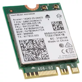 Interne WLAN Intel Wi-Fi 6E AX210