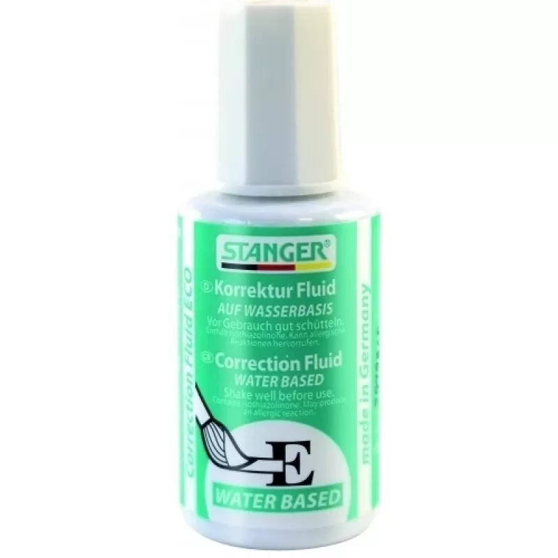 Korrekturflüssigkeit Stanger Classic 18 ml, flüssige Korrektur für Papier