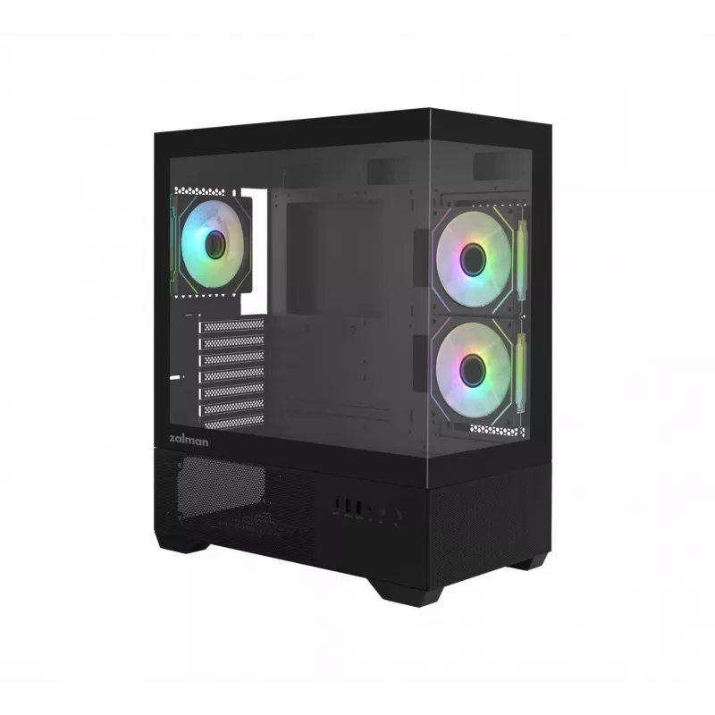PC-Gehäuse CHRONIX V2 Mid Tower ARGB Lüfter x3 schwarz