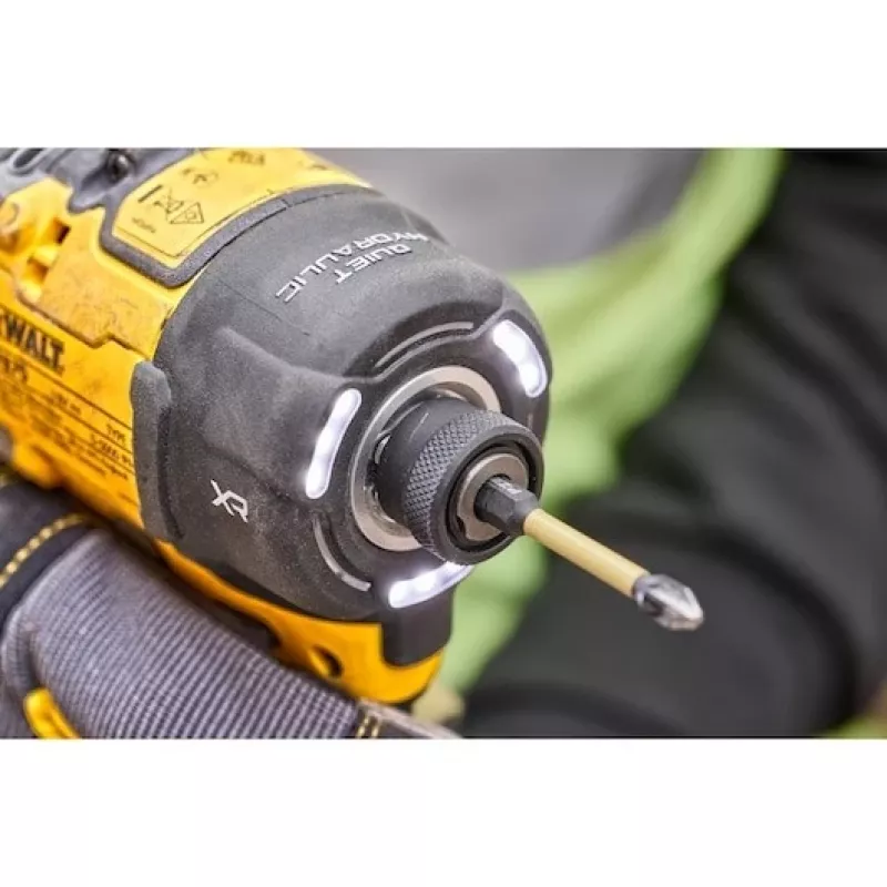 DeWALT DCF870E2T-QW Schlagschrauber 1/4 3000 RPM 56 N⋅m Schwarz, Gelb 500 W 18 V
