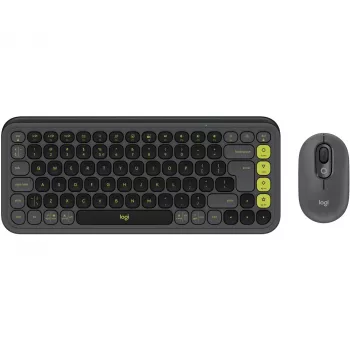 Tastatur-Maus-Set Logitech POP Icon 920-013140