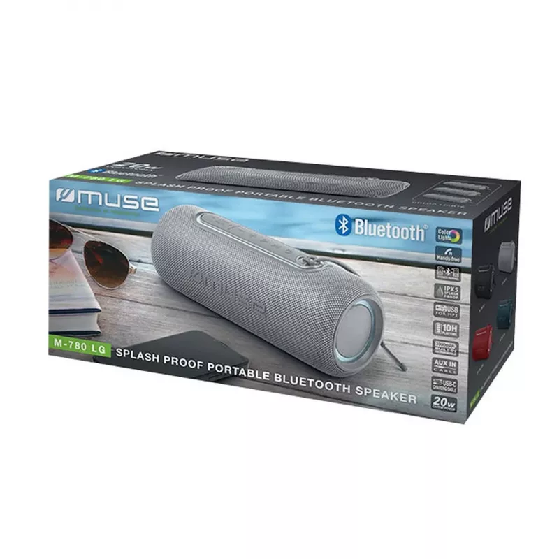 Muse M-780 LG Wireless Speaker, Silber
