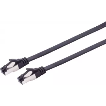 Netzwerkkabel S/CONN 08-43015 0,5m Cat8.1 U/FTP Schwarz