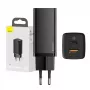 Baseus CCGAN2L-B01 Ladegerät für mobile Geräte Universal Schwarz AC Schnellladen für den Innenbereich
