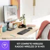 Logitech Wireless Combo MK220 - Tastatur-Maus-Set - kabellos - 2,4 GHz - Italienisch - Dunkelgrau (920-003721)