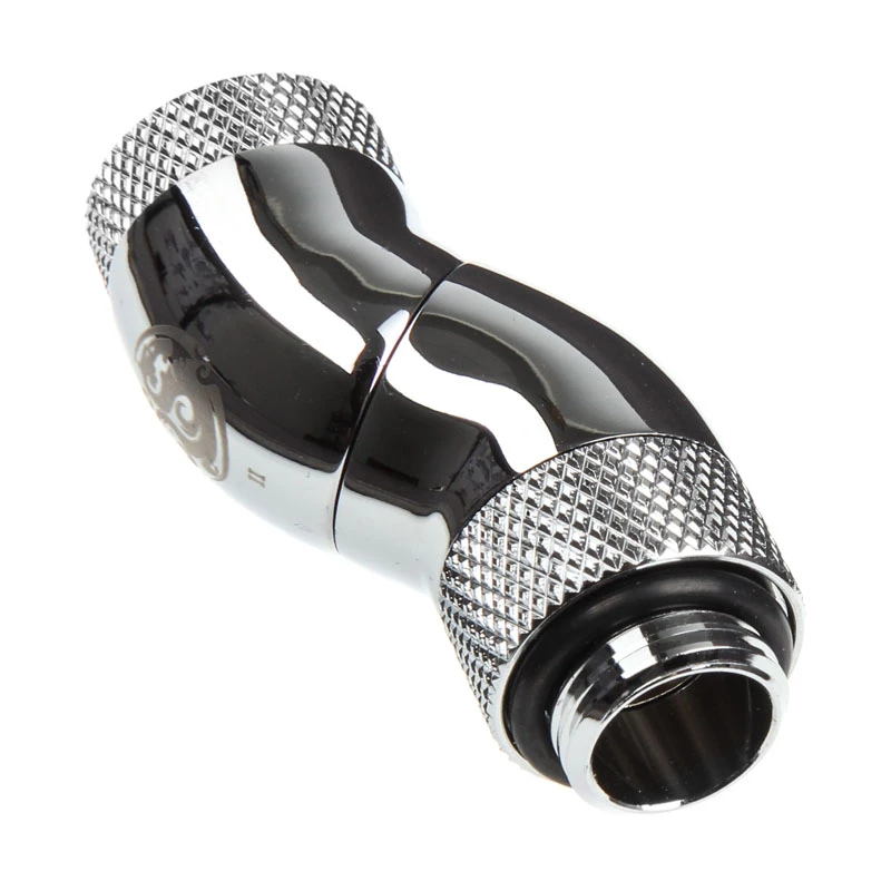 Fitting für Flüssigkeitskühlung BitsPower BP-90R3D Messing Silber – Computer-Kühlsystem-Zubehör