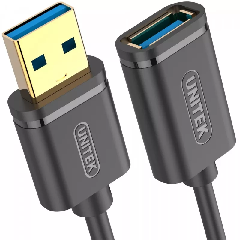 UNITEK Y-C457GBK USB-Kabel USB 3.2 Gen 1 (3.1 Gen 1) 1 m USB A Schwarz