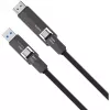 USB4 HDMI-Kabel 4smarts ComboCord 240W 1,5 m – USB4 auf HDMI, 240W Stromversorgung, 1,5 m Länge