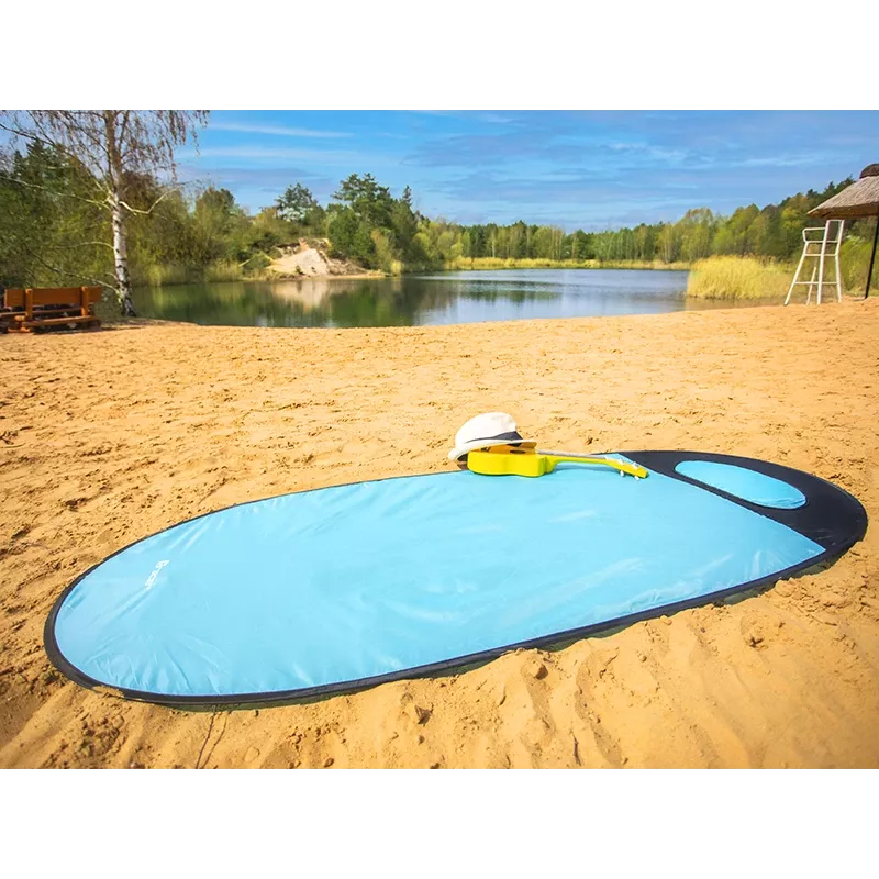 Strandmatte TRACER Pop Up 46933 — leichte tragbare Strandmatte, blau