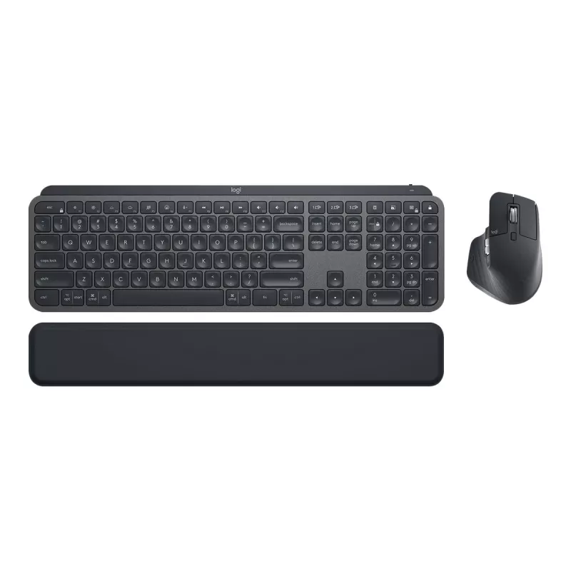 Logitech MX Keys Combo for Business - Tastatur-Maus-Set - hintergrundbeleuchtet - kabellos - Bluetooth LE - QWERTY - GB - Graphit