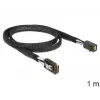 SAS-Kabel DeLOCK 83389 1m Schwarz