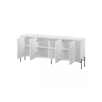 Kommode VERA 190x40x80 mattweiß