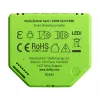 Einbaudimmer Shelly Dimmer Gen3 — LED max. 150W, Halogen max. 200W, 220–240V, kabellos, schwarz/lime