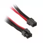 SilverStone 6-Pin-PCIe auf 6-Pin-PCIe-Kabel 250mm - schwarz/Rot