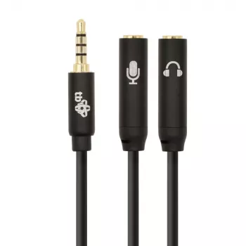 Adapter TB 3,5-mm-MiniKlinken-Splitter 1x 3,5-mm-Stecker auf 2x 3,5-mm-Buchse, Modell AKTBXAJ0P2J030B
