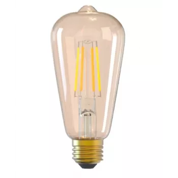 Smarte Glühbirne Tellur WiFi Filament E27 amber warmweiß dimmbar 6W 806lm