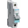 Hager NBN125. Polzahl: 1P. AC-Eingangsfrequenz: 50/60 Hz, Nennausgangsstrom: 25 A. Breite: 17,5 mm, Tiefe: 70 mm, Höhe: 83 mm (NBN125)