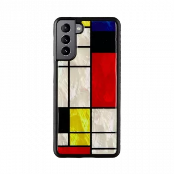Schutzhülle iKins für Samsung Galaxy S21+ — Modrian Schwarz