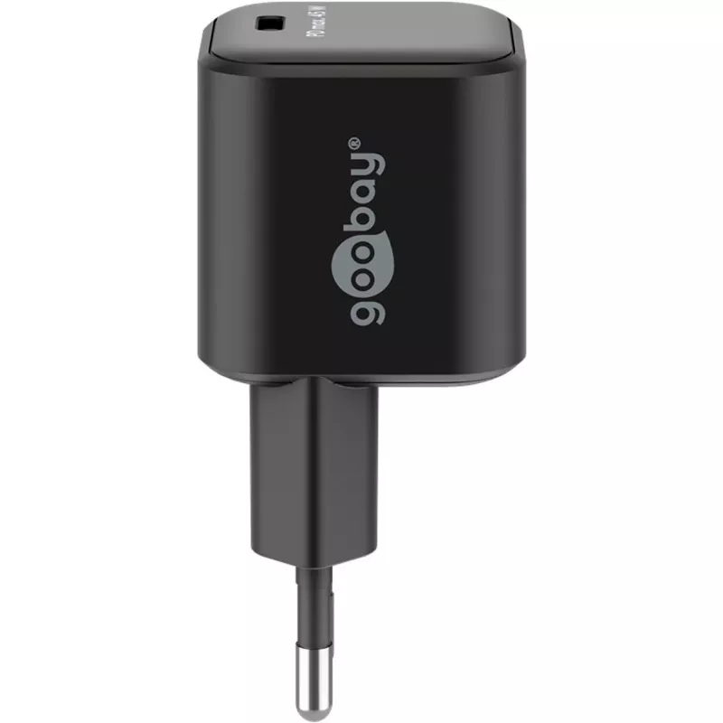 Goobay Ladegerät 65331 Indoor AC Schnellladegerät Schwarz USB Type-C