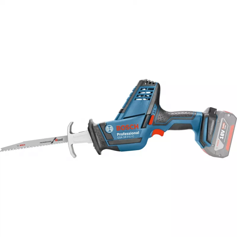 Bosch GSA 18 V-LI C Professional Schwarz, Blau, Rot