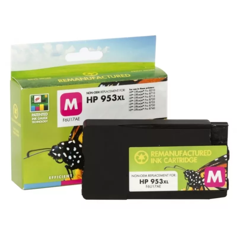 Kompatible Static Control HP 953XL (F6U17AE) Tintenpatrone, Magenta (Neuer Chip)
