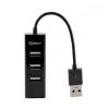 Sbox H-204 USB 4-Port-HUB Schwarz